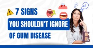 7 signs of gum disease girl thinking