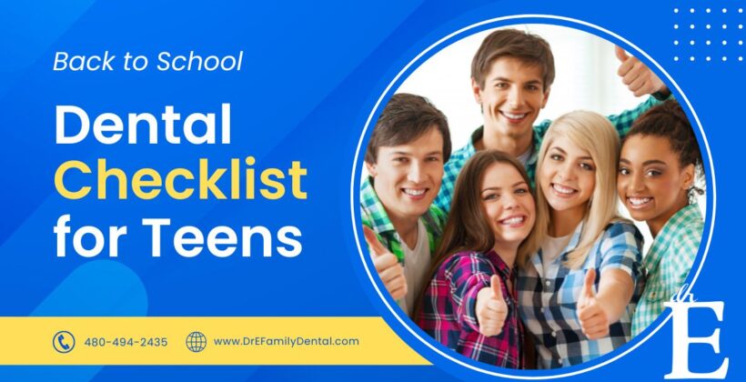 Back to School Dental Checklist for Teens