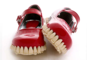 dental-art-teeth-shoes
